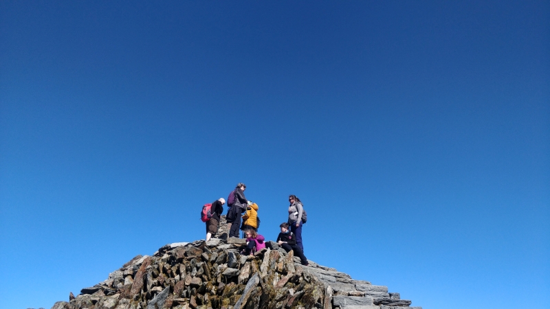 Climbing Snowdon