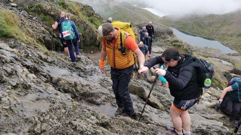 Climbing Snowdon