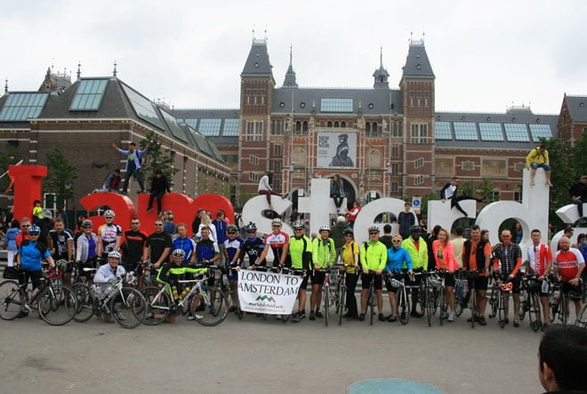 London to Amsterdam Cycle