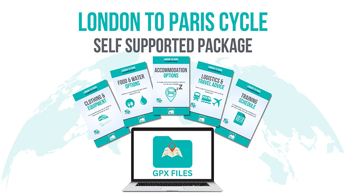 london to paris self supported