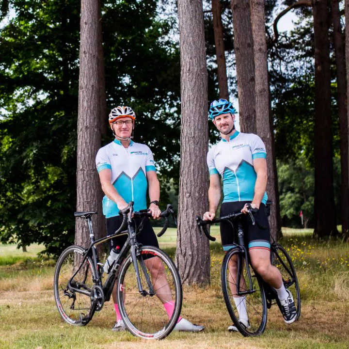 Two More Adventure leaders with their road bikes